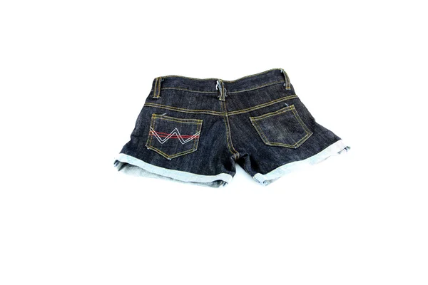 Closeup Jeans shorts . - Stock-foto
