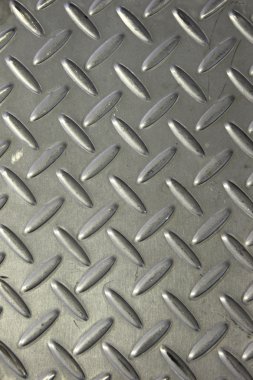 Paslanmaz çelikten yapılmış resim desen koridor.