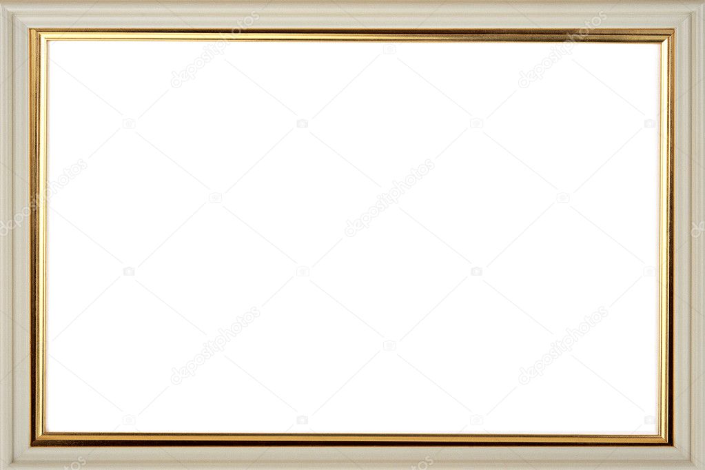 Gold Frame In White Background Stock Photo Meepoohyaphoto 31352503 Gold Frame In White Background Stock Photo