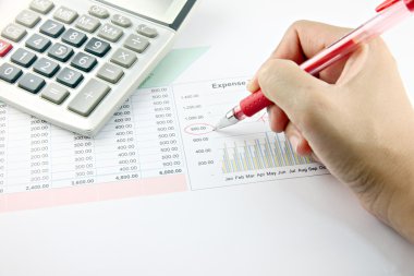 el yazısı numaraları grafik üzerinde.
