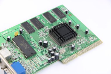 görüntü işleme bilgisayar donanımları devre kartı.