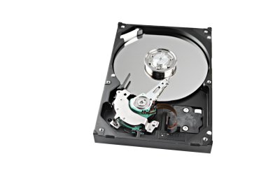 veri depolamak için sabit disk içinde görmek için aç.