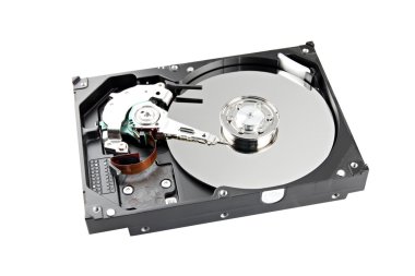 veri depolamak için sabit disk içinde görmek için aç.