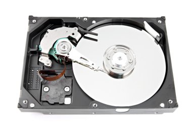 sabit disk kapalı üst kapağı açın.