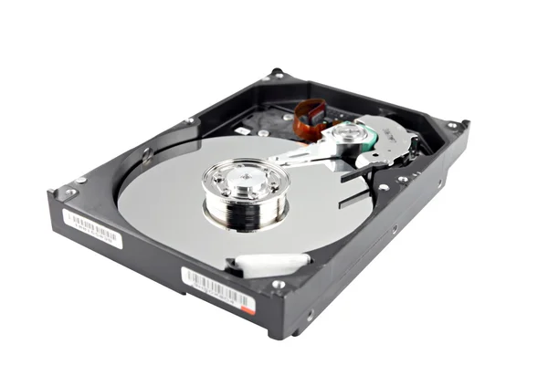 The Picture Hard drive Open the top cover off. — Stock Photo, Image
