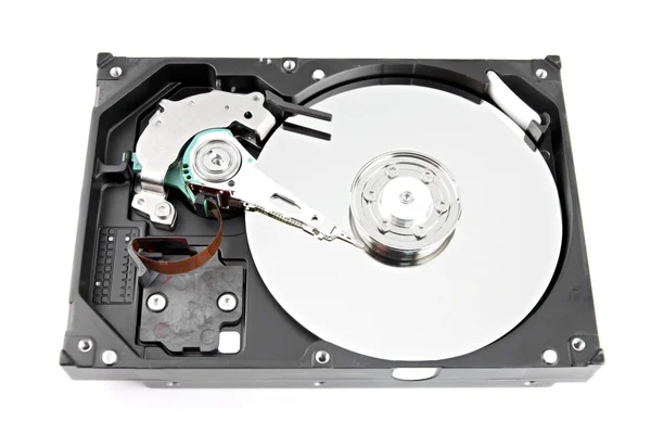 The Hard drive Open the top cover off. Royalty Free Stock Images