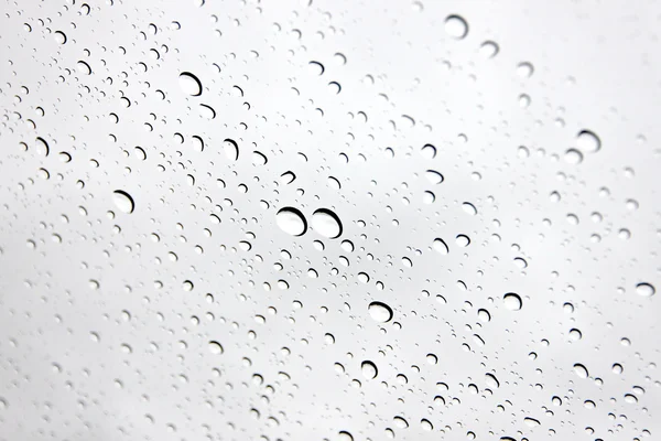 Gotas de agua en el coche del parabrisas . —  Fotos de Stock