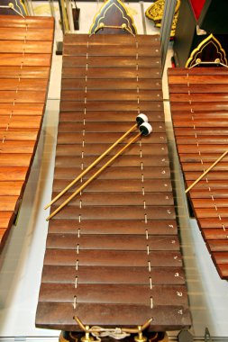 Tayland ksilofon müzik aleti.