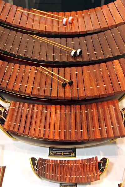 Xylofon musikinstrument av thailand. — Stockfoto