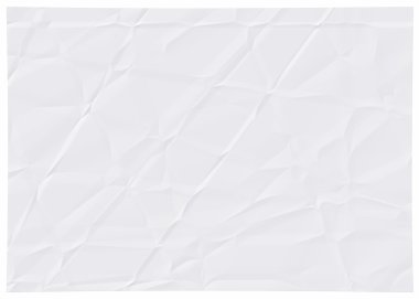 buruşuk beyaz kağıt.