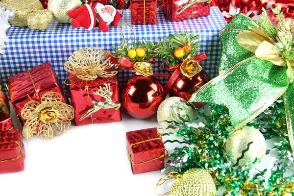 Decorazioni di accessori in Natale o Anno nuovo . — Foto Stock
