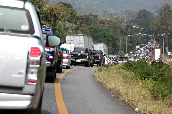 Cars in traffic jam. — Stock Photo, Image