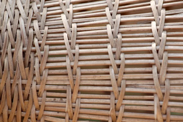 用竹子做的篮子. — 图库照片