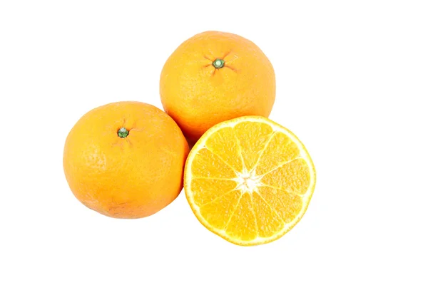 Gesneden Mandarijn oranje. — Stockfoto