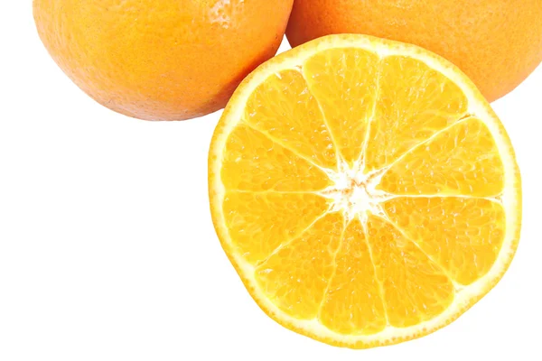 Gesneden Mandarijn oranje. — Stockfoto