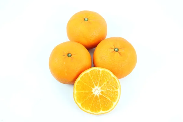 Wyciąć Mandaryn pomarańczowy. — Zdjęcie stockowe