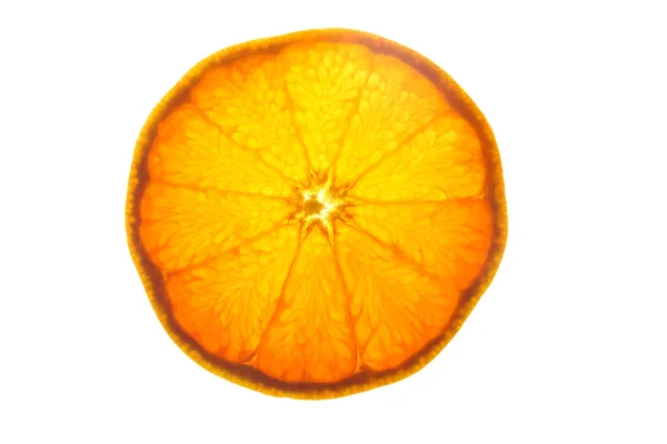 Mandarine en tranches Orange de texture . — Photo