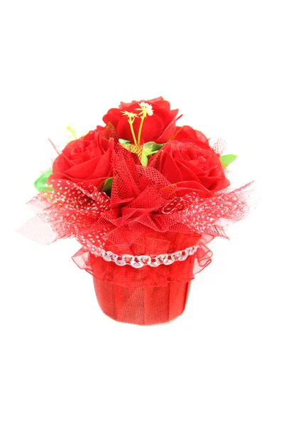 Bouquet of red rose isolated. — Stock Photo, Image