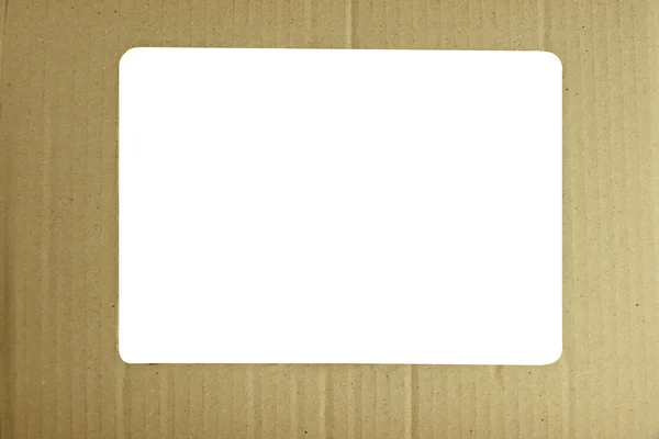 Marco amarillo de textura de caja de papel . — Foto de Stock