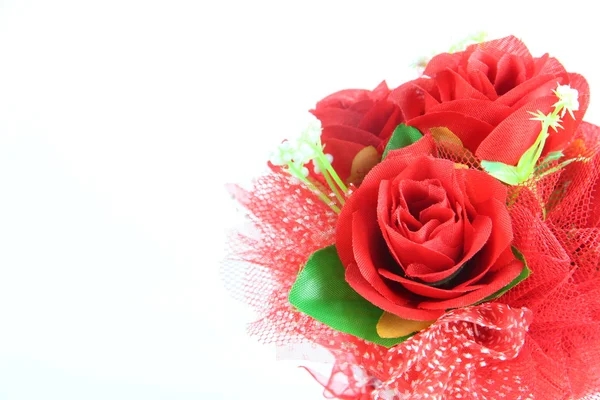 Bouquet di rosa rossa isolato . — Foto Stock