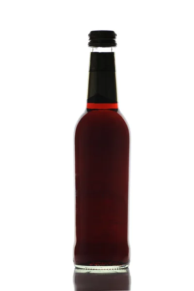 Bottiglia di vino isolato . — Foto Stock