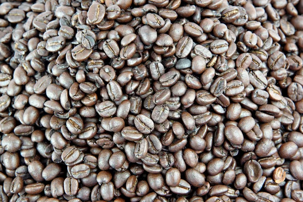 Closeup Roasted coffee beans. — Stock Photo, Image