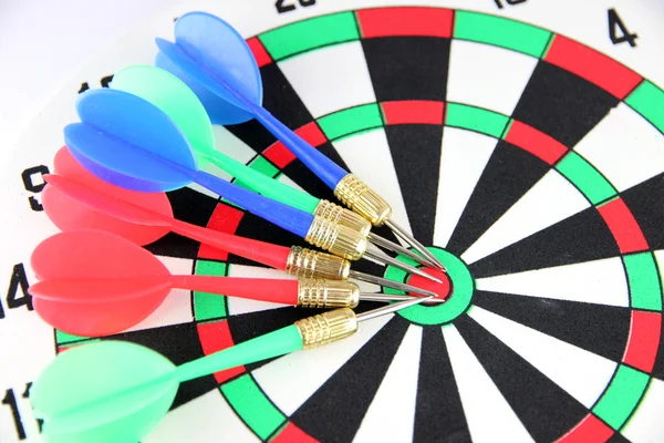 Darts on board. — Stock Photo, Image