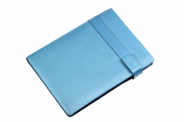 Portada cuaderno azul . — Foto de Stock