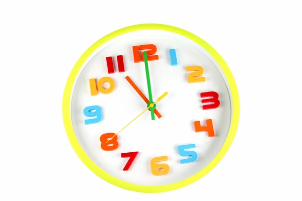 Bunte Uhr um elf Uhr. — Stockfoto