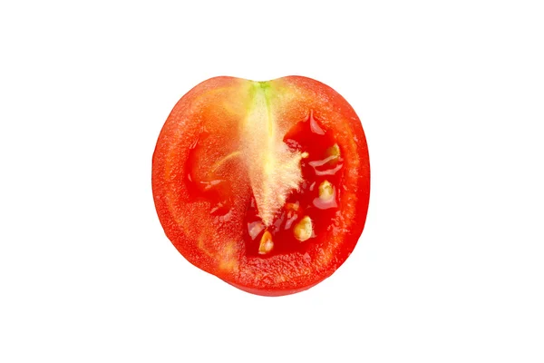 Rebanada de tomate aislada . — Foto de Stock