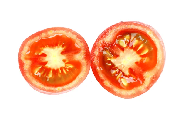 Rebanada de tomate aislada . — Foto de Stock