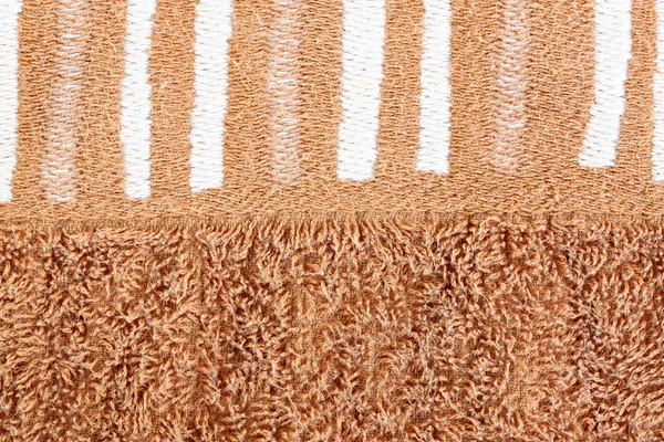 Pattern on brown towels. — Stock Photo, Image