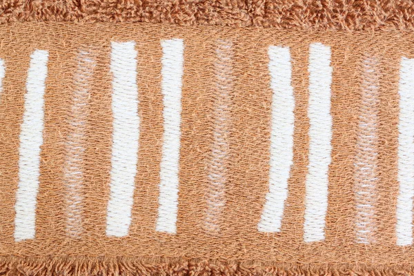Wzór na ręczniki brązowy. — Zdjęcie stockowe