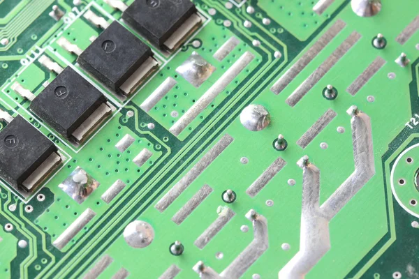 Circuit motherboard computer. — Stock Photo, Image