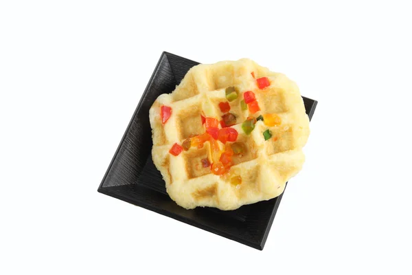 Waffle tatlı izole — Stok fotoğraf