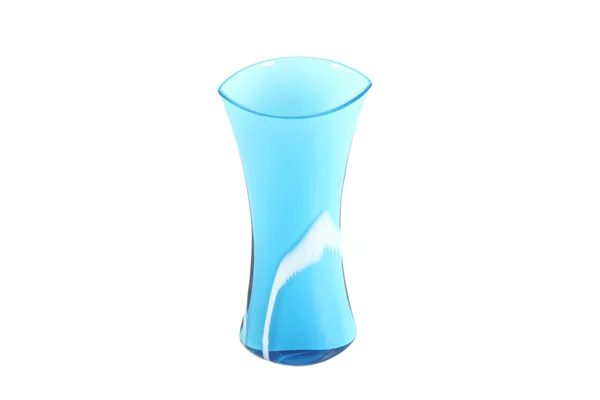 Blue flower vases isolated. — Stock Photo, Image