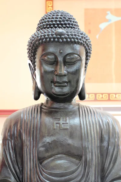 Estátuas de divindade negra da religião chinesa . — Fotografia de Stock