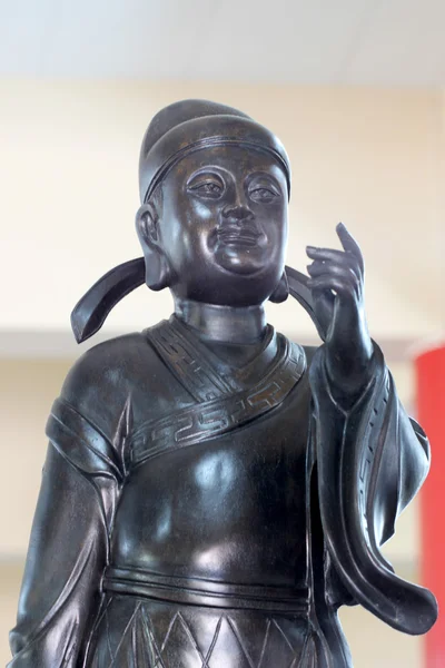 Black deity statues of Chinese religion. — Stock Photo, Image