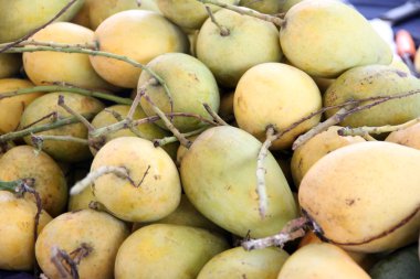 Olgun sarı Mango meyve Pazar.