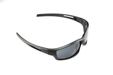 izole portre siyah güneş gözlüğü.