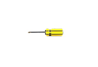 tornavida izole sarı aracı.