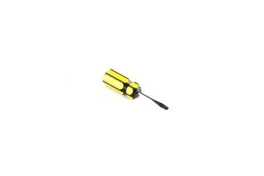 tornavida izole sarı aracı.