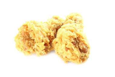 kızarmış tavuk, yalıtılmış.