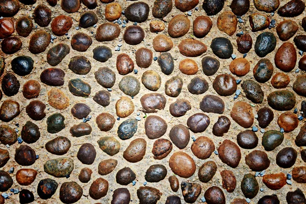 Pedra de parede velha cor escura . — Fotografia de Stock