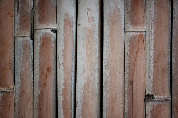 Oude oppervlak van het hek van bamboe. — Stockfoto