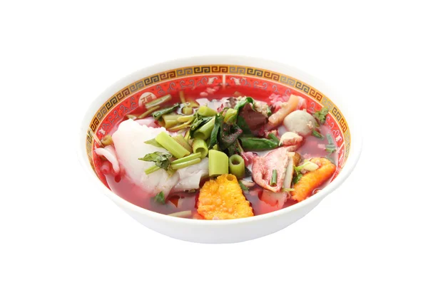 Thaise noedels van lokale levensmiddelen in china-stijl. — Stockfoto