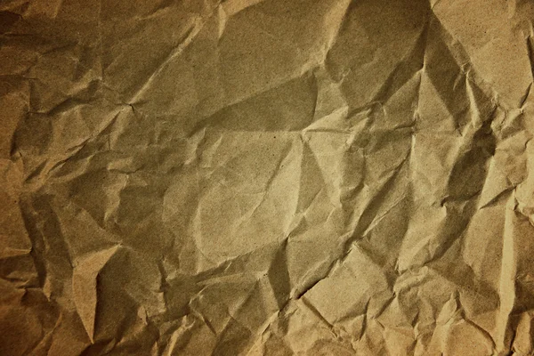 Paper box texture in crumpled of dark color. — Stock Photo, Image