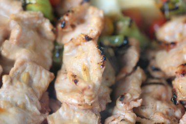 tavuk Barbekü gıda arka planı için.