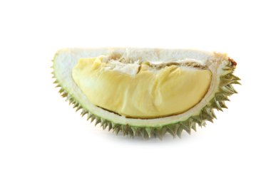 soyulmuş durian izole.