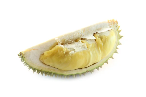 Peeled durian isolated. — Stock Photo, Image